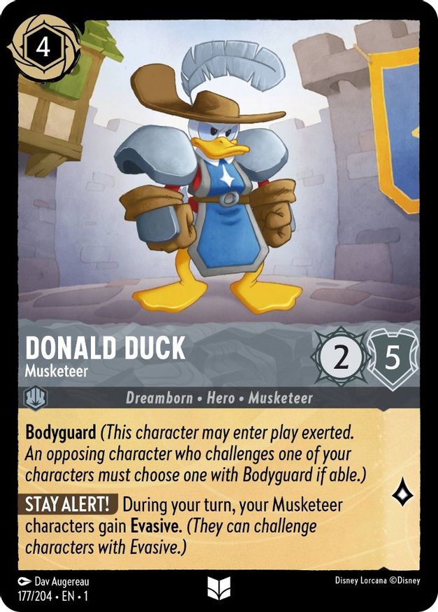 Donald Duck - Musketeer - 177/204 - Uncommon