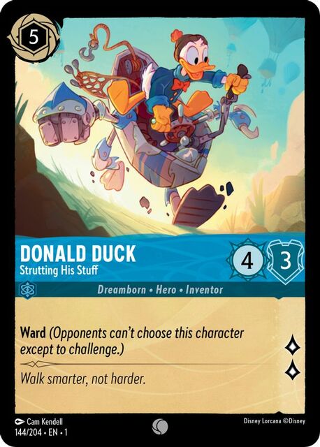 Donald Duck - Strutting His Stuff - 144/204 - Common