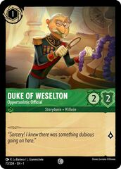 Duke of Weselton, Opportunistic Official (0073)