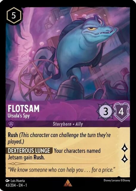 Flotsam - Ursulas Spy - 43/204 - Rare