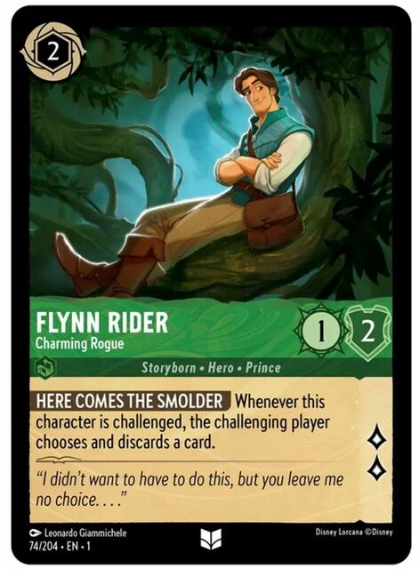 Flynn Rider - Charming Rogue - 74/204 - Uncommon