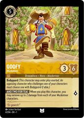 Goofy - Musketeer - 4/204 - Uncommon