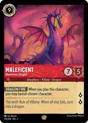 Maleficent - Monstrous Dragon - 113/204 - Legendary