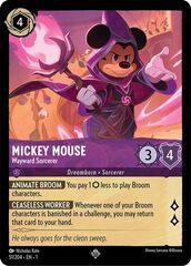 Mickey Mouse - Wayward Sorcerer - 51/204 - Super Rare