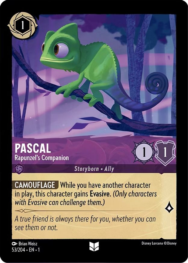 Pascal - Rapunzels Companion - 53/204 - Uncommon