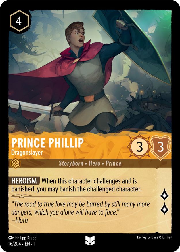 Prince Phillip - Dragonslayer - 16/204 - Uncommon