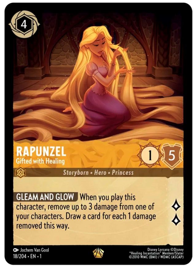 Rapunzel  - Gifted with Healing - 18/204 - Legendary