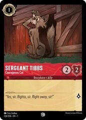 Sergeant Tibbs - Courageous Cat - 124/204 - Common