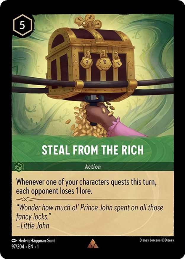 Steal From The Rich - 97/204 - Rare