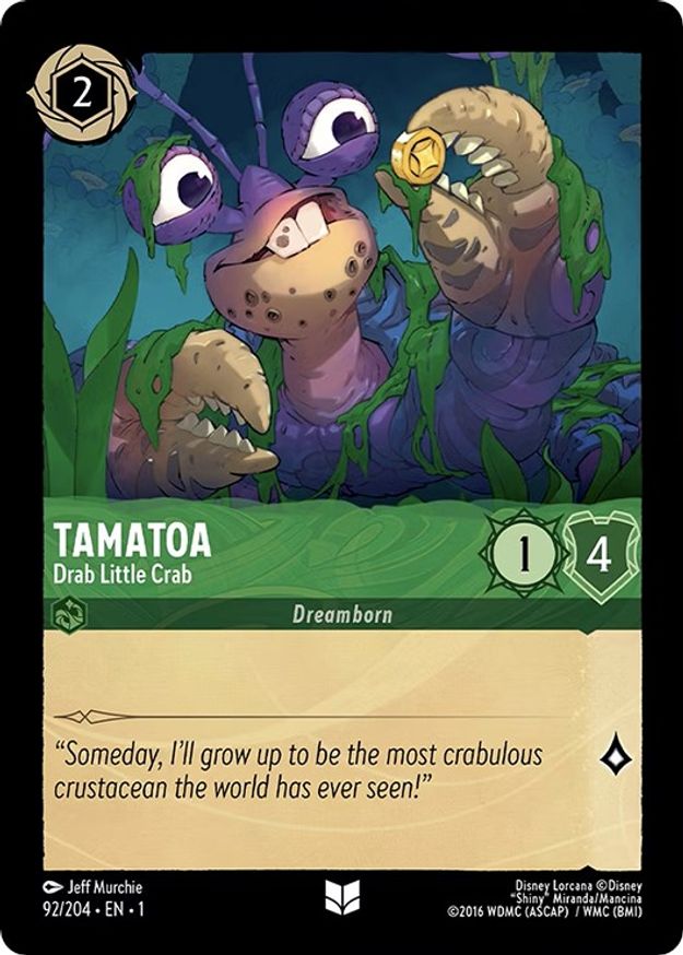 Tamatoa - Drab Little Crab - 92/204 - Uncommon