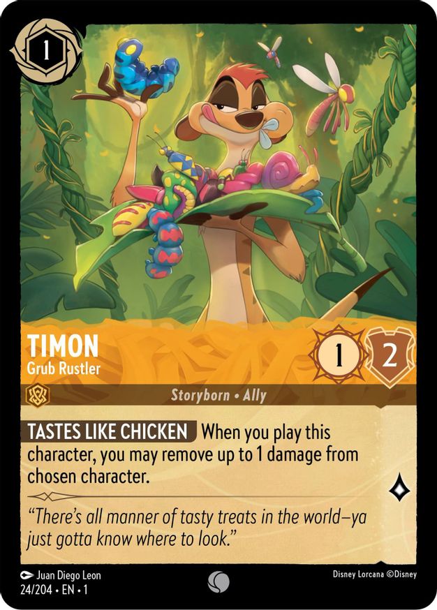 Timon - Grub Rustler - 24/204 - Common