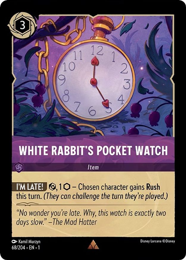 White Rabbits Pocket Watch - 68/204 - Rare