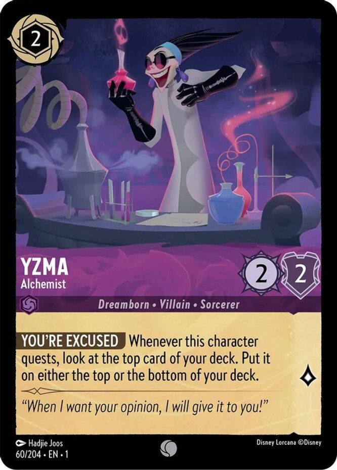 Yzma Alchemist~60/204~English~NM~The First Chapter~LOR | eBay