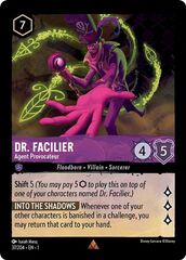 Dr. Facilier - Agent Provocateur - 37/204 - Rare - Cold Foil