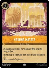 Hakuna Matata (0027) - Cold Foil