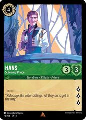 Hans, Scheming Prince (0078) - Cold Foil