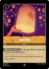 Lantern - 33/204 - Rare - Cold Foil