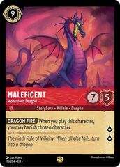 Maleficent, Monstrous Dragon (0113) - Cold Foil