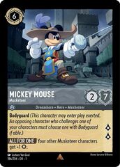 Mickey Mouse, Musketeer (0186) - Cold Foil