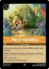 Part of Your World - 30/204 - Rare - Cold Foil