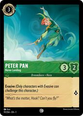 Peter Pan - Never Landing - 91/204 - Common - Cold Foil