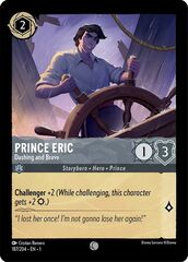 Prince Eric - Dashing and Brave - 187/204 - Common - Cold Foil