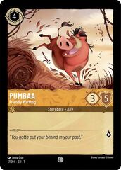 Pumbaa - Friendly Warthog - 17/204 - Common - Cold Foil