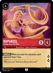 Rapunzel - Letting Down Her Hair - 121/204 - Uncommon - Cold Foil