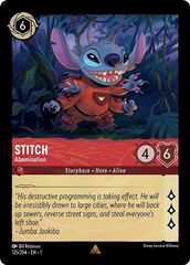 Stitch, Abomination (0125) - Cold Foil