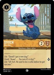 Stitch - New Dog - 22/204 - Common - Cold Foil