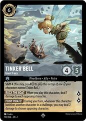 Tinker Bell - Giant Fairy - 193/204 - Super Rare - Cold Foil