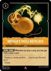 Ursula's Shell Necklace (0034) - Cold Foil