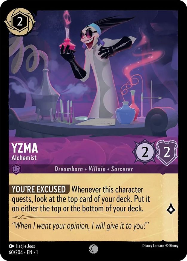 Yzma - Alchemist - 60/204 - Common - Cold Foil