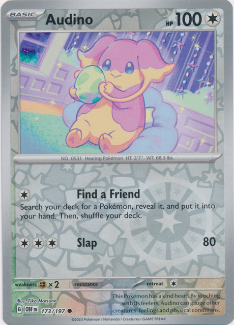 Audino - 173/197 - Common - Reverse Holo