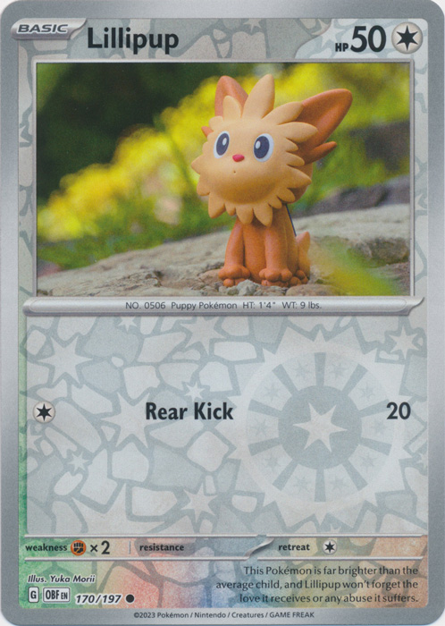 Lillipup - 170/197 - Common - Reverse Holo