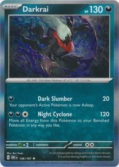 Darkrai - 136/197 - Holo Rare