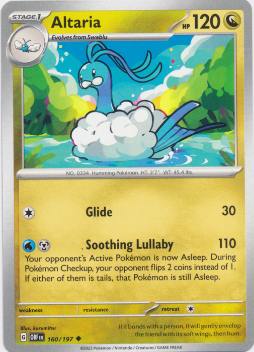 Altaria - 160/197 - Uncommon