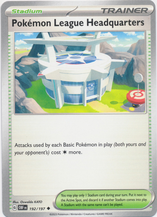 Pokemon League Headquarters - 192/197 - Uncommon