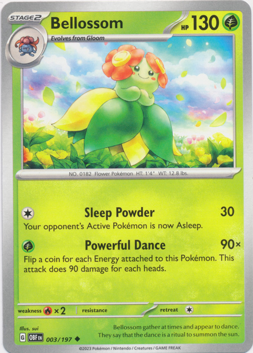 Bellossom - 003/197 - Uncommon