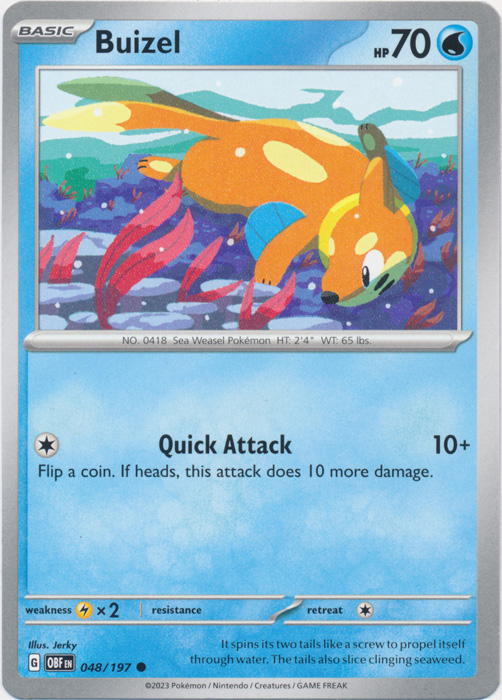 Buizel - 048/197 - Common