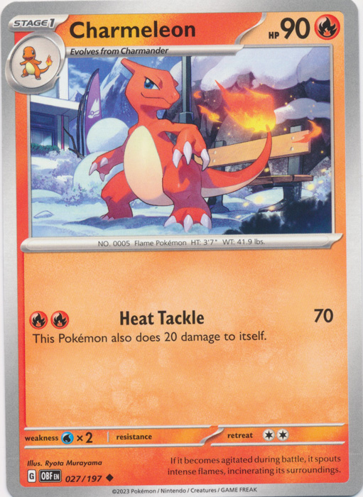 Charmeleon - 027/197 - Uncommon