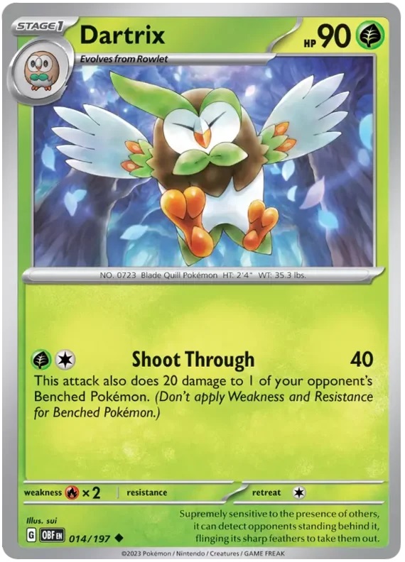 Dartrix - 014/197 - Uncommon