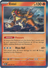 Entei - 030/197 - Rare - Holofoil