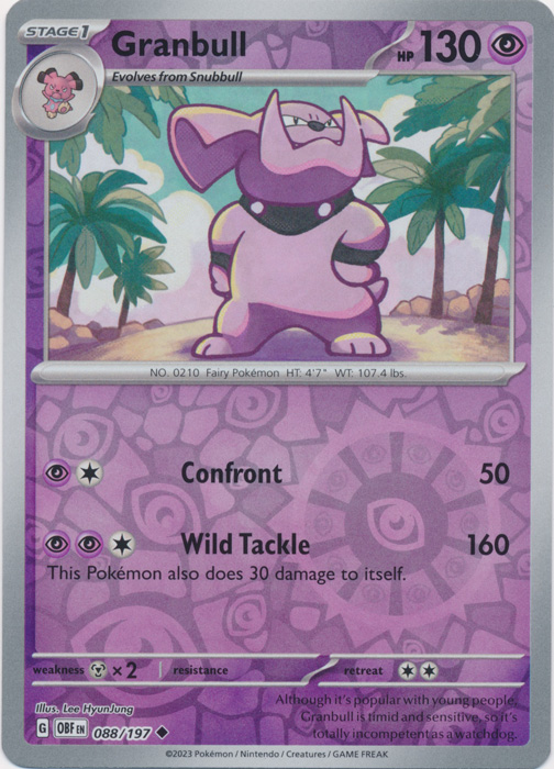 Granbull - 088/197 - Uncommon - Reverse Holo