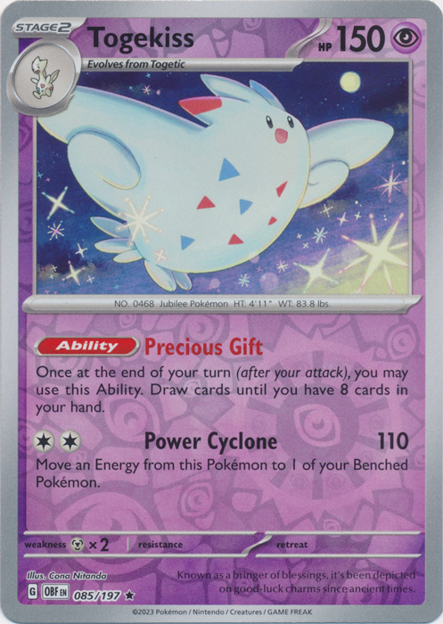 Togekiss - 085/197 - Rare - Reverse Holo