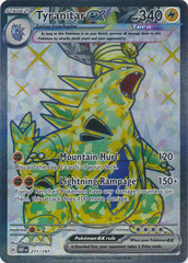 Tyranitar ex - 211/197 - Ultra Rare