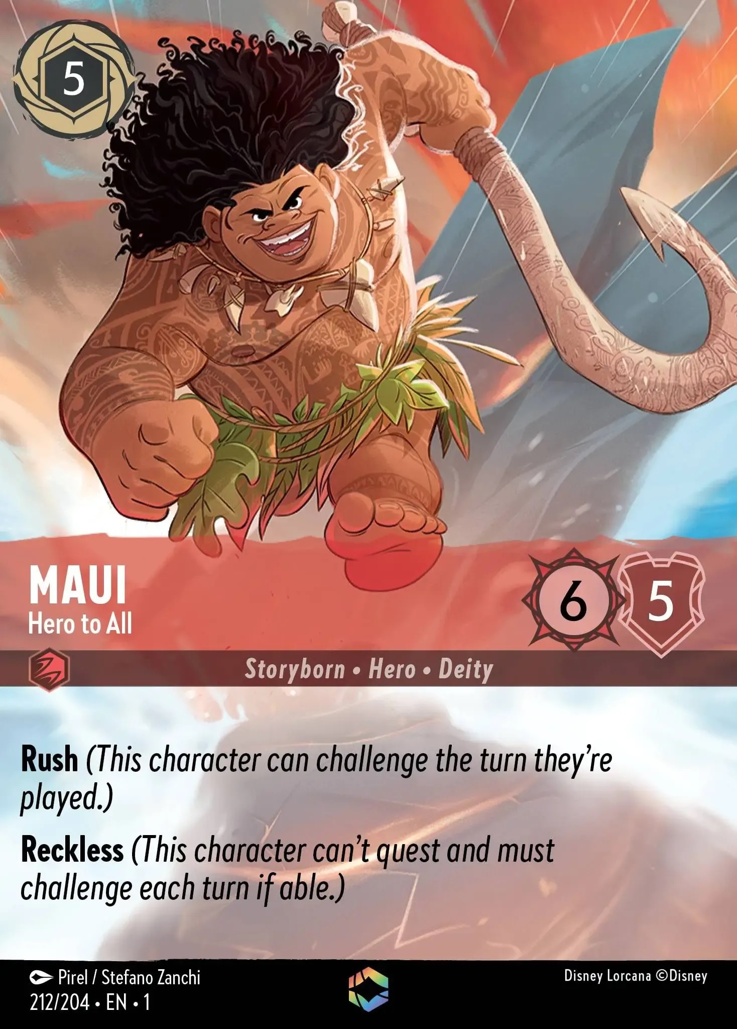 [DEPRECATED] Maui - Hero to All - 212/204 - Enchanted