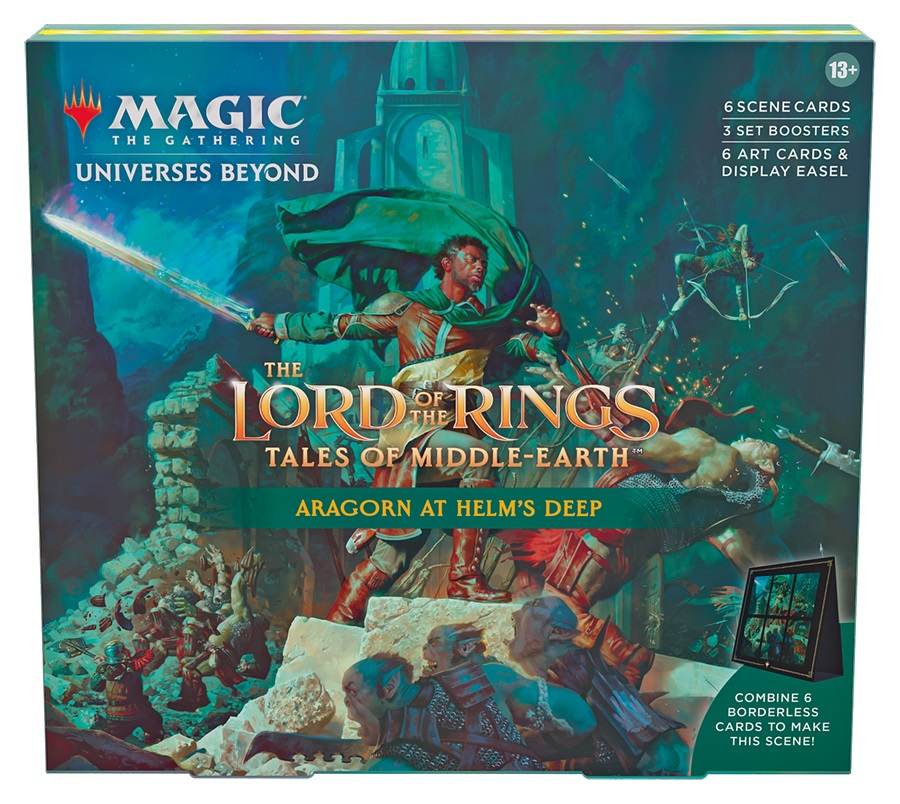 The Lord of the Rings: Tales of Middle-Earth Scene Box - Aragon at Helms Deep