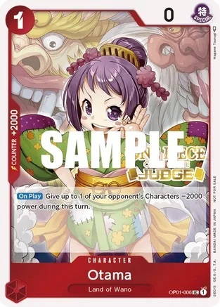 Otama - OP01-006 - P (Judge Promo) - Foil