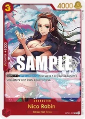 Nico Robin - OP01-017 - P (Store Championship Participation Pack) - Foil